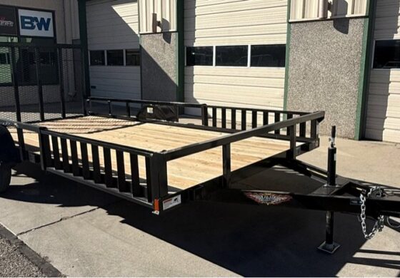 2024 H & H H8214SHATV-030 83×14 Utility Trailer