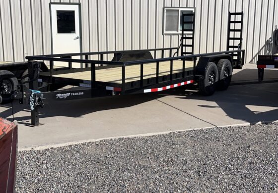 83″X20′ UTILITY TANDEM 7K/14K AXLES BLACK