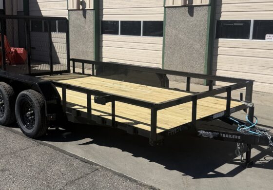 2026 Friesen UTX78314 14′ 7K Ramp Gate Utility Trailer