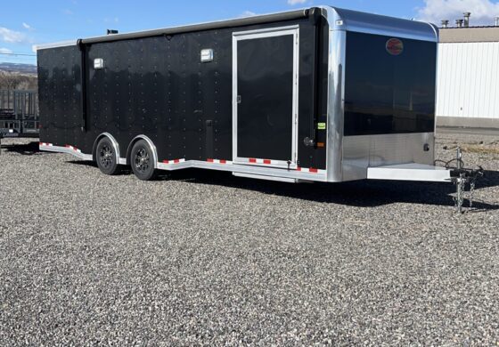 SUNDOWNER 8-1/2’X28’ALL ALUMINUM ENCLOSED CAR TRAILER14K Rated