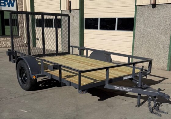 2025 Friesen SA357710 10′ Ramp Gate Utilty Trailer