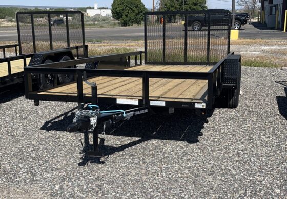 83″X16 UTILITY TANDEM 3500/7K AXLES BLACK