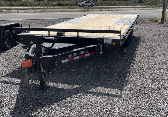 102″X22′ CARHAULER POWER TILT DECKOVER 7K/14K TANDEM AXLES BLACK