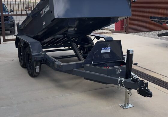 60″X10′ DUMP 3500/7K TANDEM AXLES GRAY