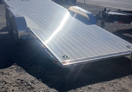 SILVER 82”X20’ CAR HAULER
14K TANDEM AXLES BUMPER PULL