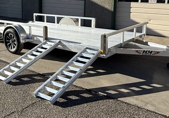 2026 H & H H8214RSA-030 14′ 3k Dual Ramp Utility Trlr