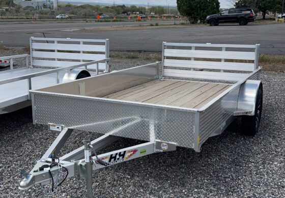 76″X12′ ALUM UTILITY SINGLE 3K BI FOLD RAMP