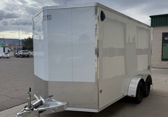2026 Alcom EZEC7X142 14′ 7K Aluminum Ramp Trailer