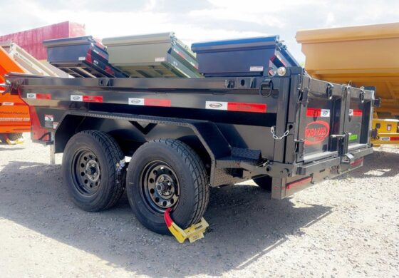 BLACK 5’X10’ DUMP
3.5K TANDEM AXLES BUMPER PULL
DURAHAUL