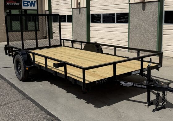 2026 Friesen SA358314 14′ Ramp Gate Utility Trailer