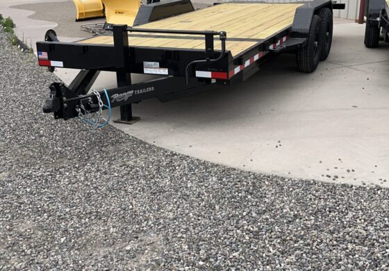 83″X20′ GRAVITY TILT EQUIPMENT TANDEM 7K/14K AXLES BLACK